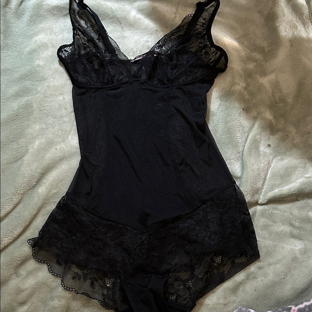 Black Lace Teddy